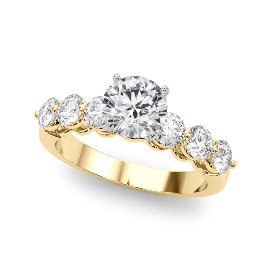 ENGAGEMENT RINGS SINGLE ROW PRONG SET - Image 10