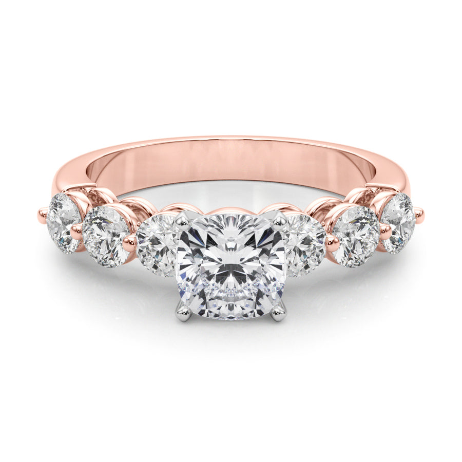 ENGAGEMENT RINGS SINGLE ROW PRONG SET - Image 9