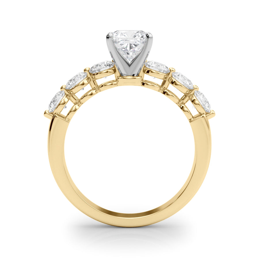 ENGAGEMENT RINGS SINGLE ROW PRONG SET - Image 4