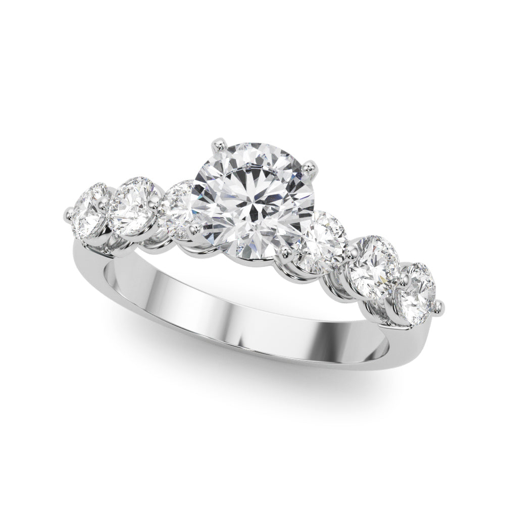 ENGAGEMENT RINGS SINGLE ROW PRONG SET - Image 2