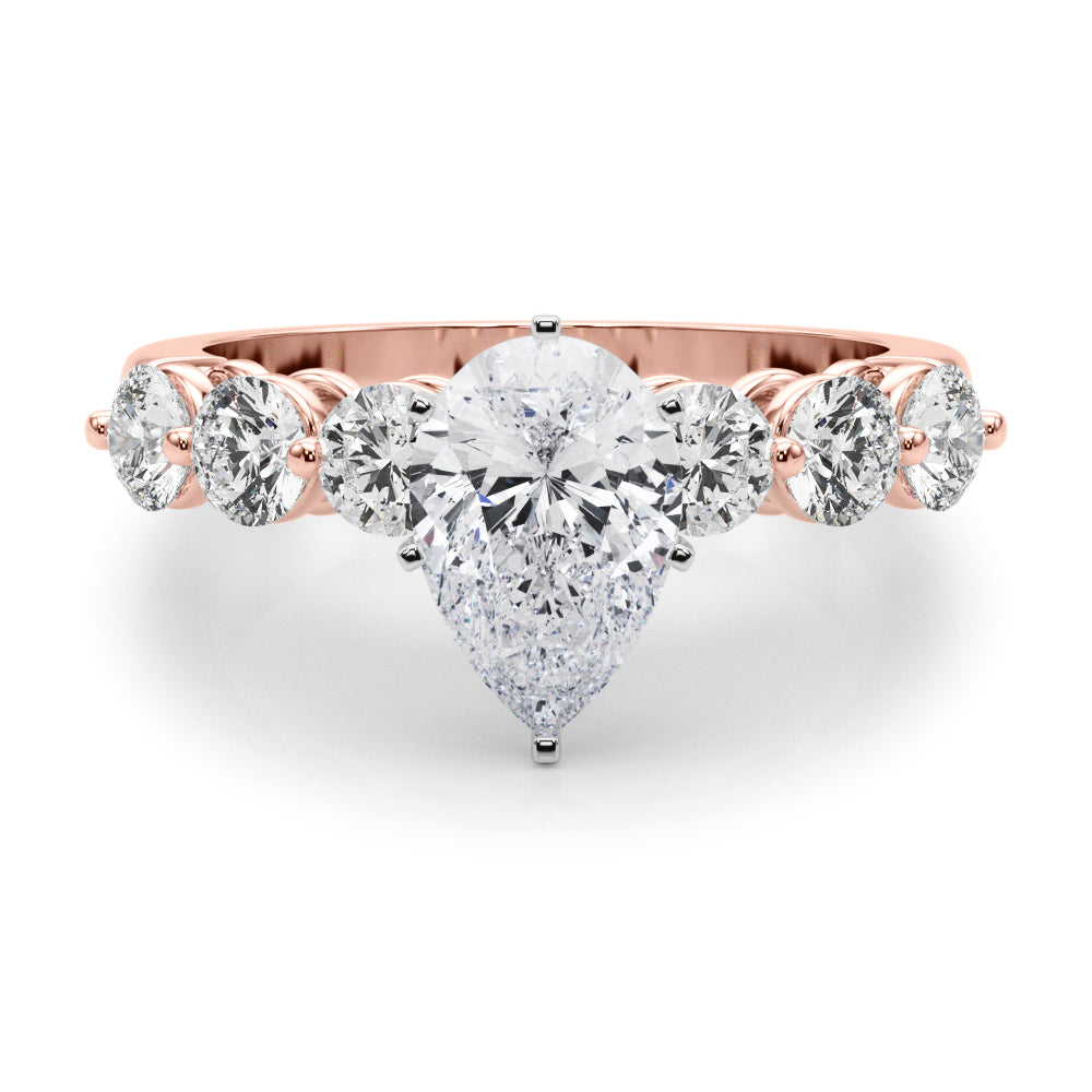 ENGAGEMENT RINGS SINGLE ROW PRONG SET - Image 3