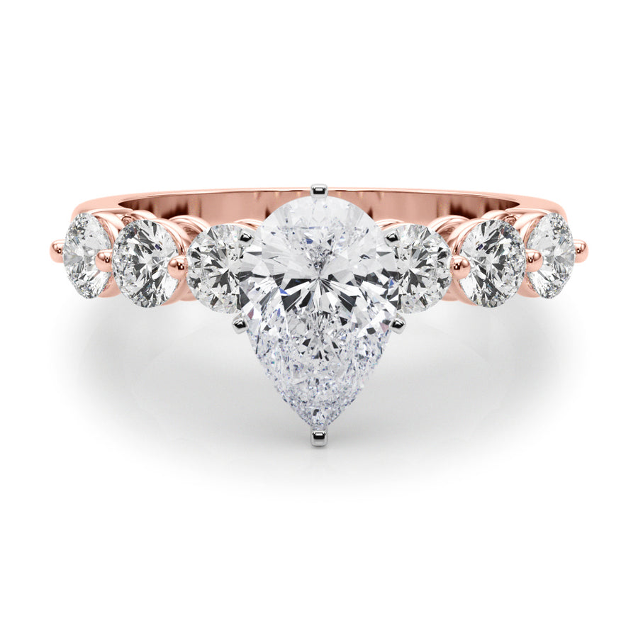 ENGAGEMENT RINGS SINGLE ROW PRONG SET - Image 3
