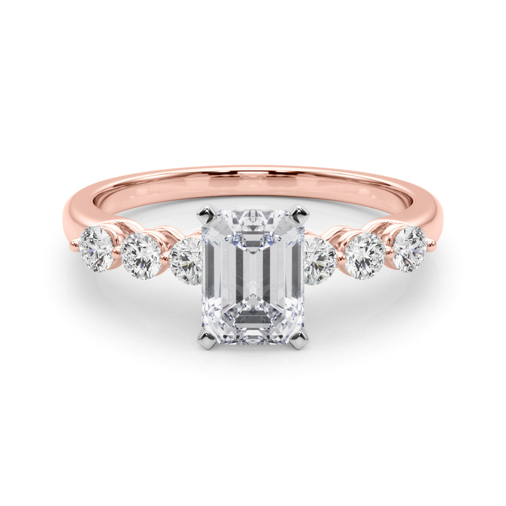 ENGAGEMENT RINGS SINGLE ROW PRONG SET - Image 3