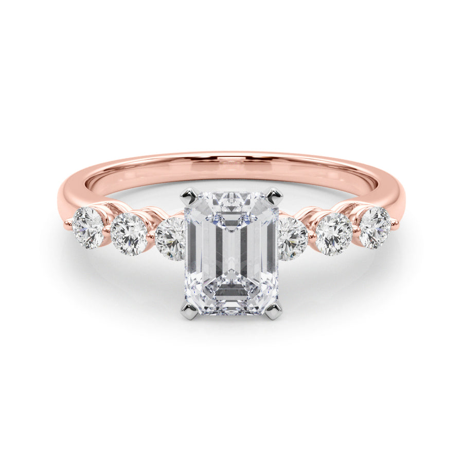 ENGAGEMENT RINGS SINGLE ROW PRONG SET - Image 3