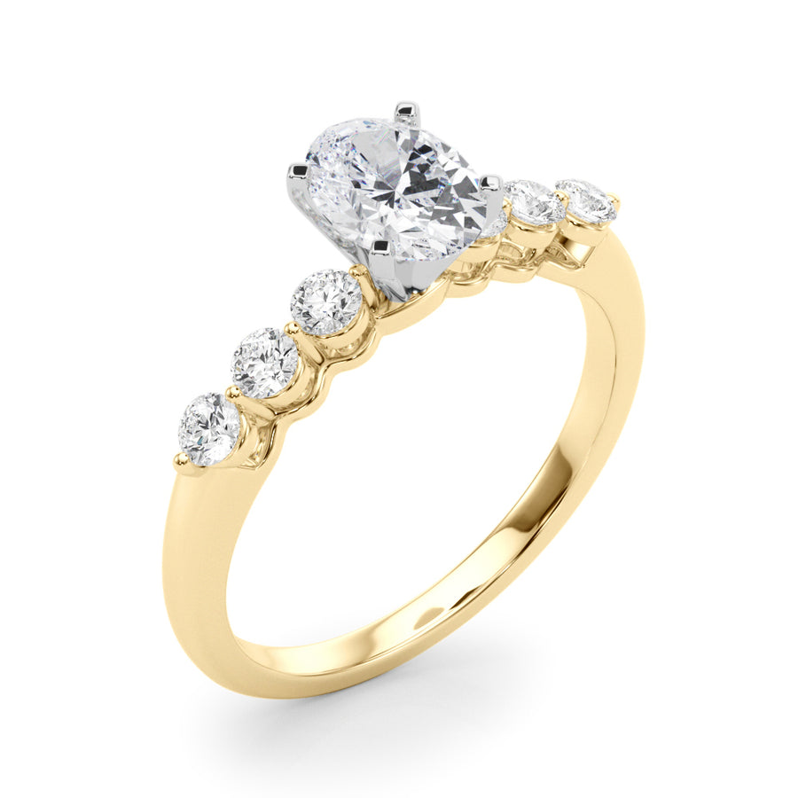 ENGAGEMENT RINGS SINGLE ROW PRONG SET - Image 10