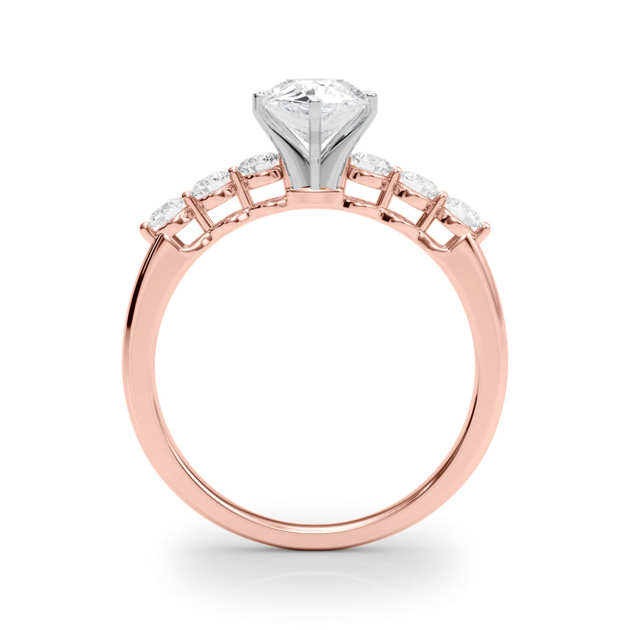 ENGAGEMENT RINGS SINGLE ROW PRONG SET - Image 4