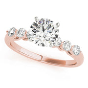 ENGAGEMENT RINGS SINGLE ROW PRONG SET - Image 7