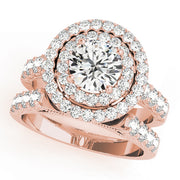 ENGAGEMENT RINGS HALO ROUND - Image 4