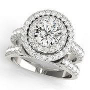 ENGAGEMENT RINGS HALO ROUND - Image 9