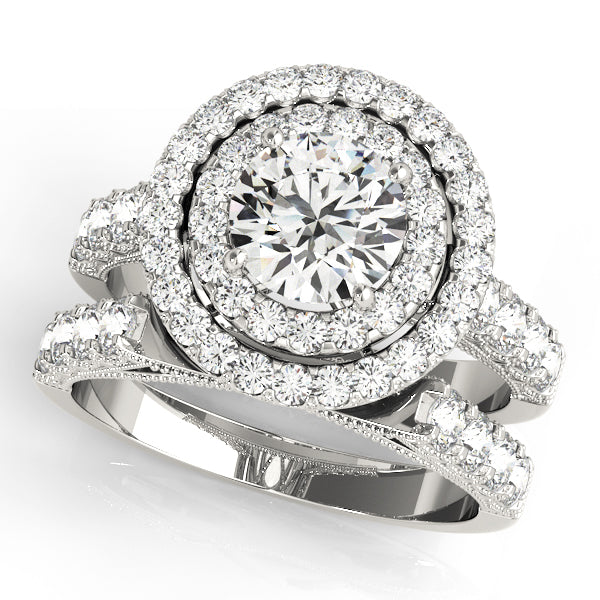 ENGAGEMENT RINGS HALO ROUND - Image 9