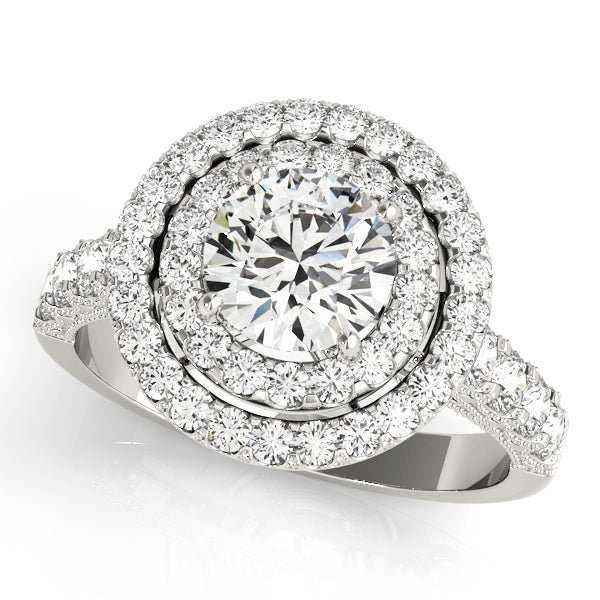 ENGAGEMENT RINGS HALO ROUND - Image 2