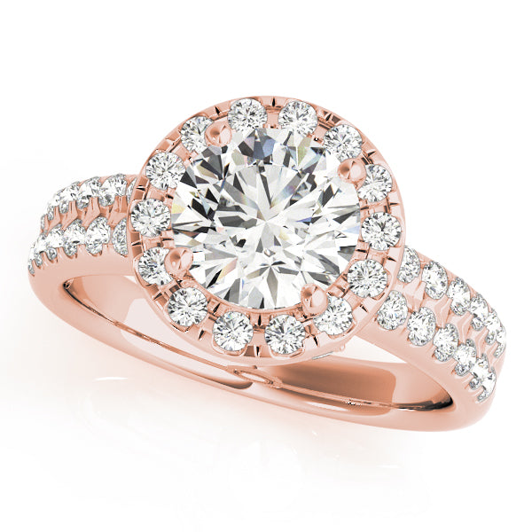 ENGAGEMENT RINGS HALO ROUND - Image 3