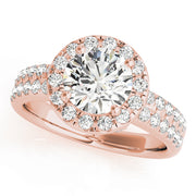 ENGAGEMENT RINGS HALO ROUND - Image 3