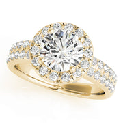 ENGAGEMENT RINGS HALO ROUND - Image 4