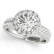 ENGAGEMENT RINGS HALO ROUND - Image 2