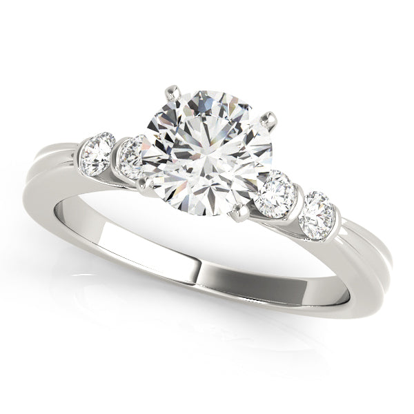 ENGAGEMENT RINGS SINGLE ROW PRONG SET - Image 2