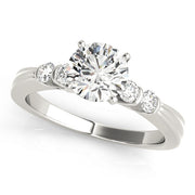 ENGAGEMENT RINGS SINGLE ROW PRONG SET - Image 2