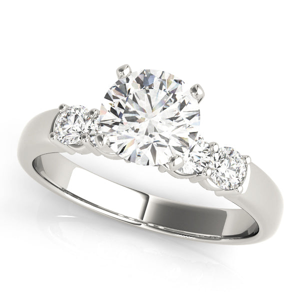 ENGAGEMENT RINGS SINGLE ROW PRONG SET - Image 2