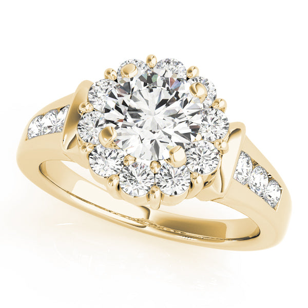 ENGAGEMENT RINGS HALO ROUND - Image 3