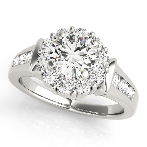 ENGAGEMENT RINGS HALO ROUND - Image 2
