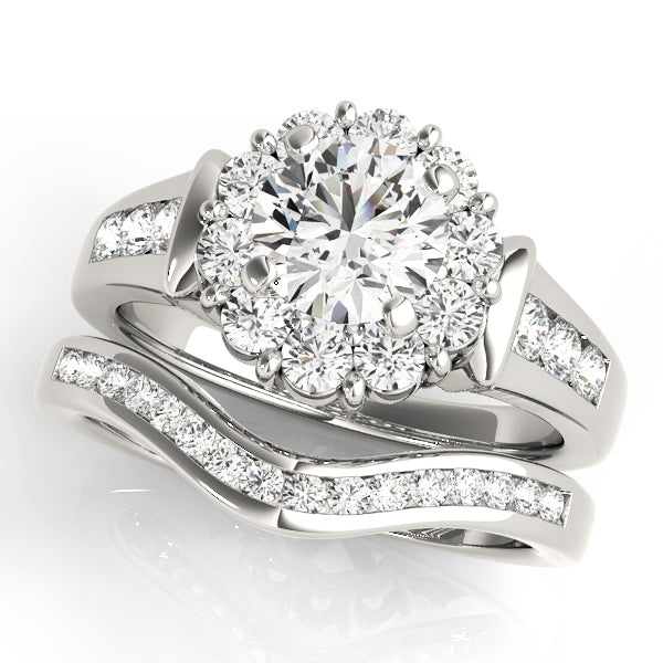 ENGAGEMENT RINGS HALO ROUND - Image 6