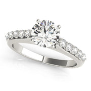 ENGAGEMENT RINGS SINGLE ROW PRONG SET - Image 2
