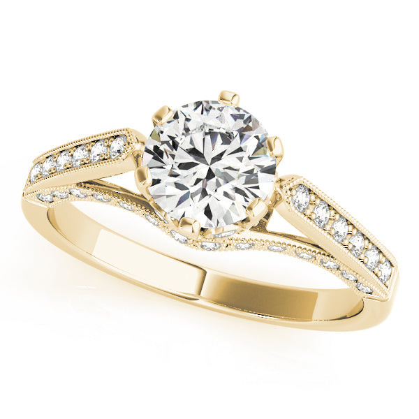 ENGAGEMENT RINGS SINGLE ROW PRONG SET - Image 5