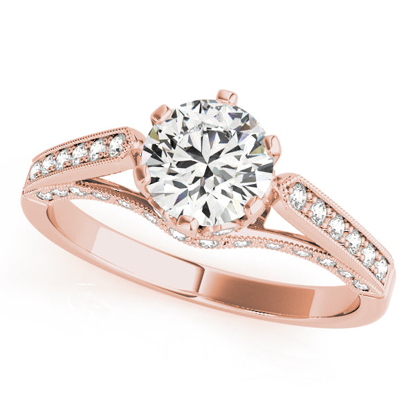 ENGAGEMENT RINGS SINGLE ROW PRONG SET - Image 8