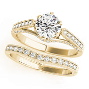 ENGAGEMENT RINGS SINGLE ROW PRONG SET - Image 10