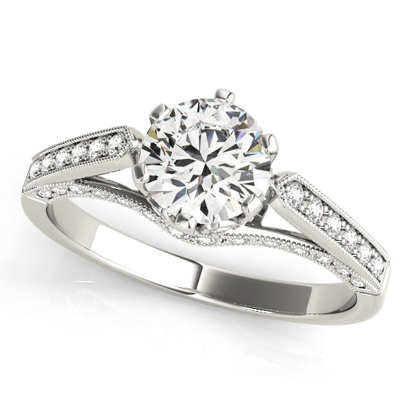 ENGAGEMENT RINGS SINGLE ROW PRONG SET - Image 2