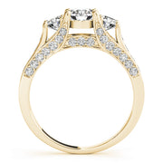ENGAGEMENT RINGS 3 STONE ROUND - Image 6