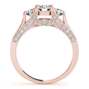 ENGAGEMENT RINGS 3 STONE ROUND - Image 9