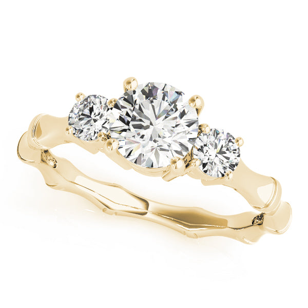 ENGAGEMENT RINGS 3 STONE ROUND - Image 6