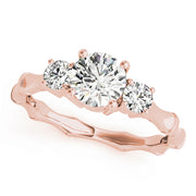 ENGAGEMENT RINGS 3 STONE ROUND - Image 9
