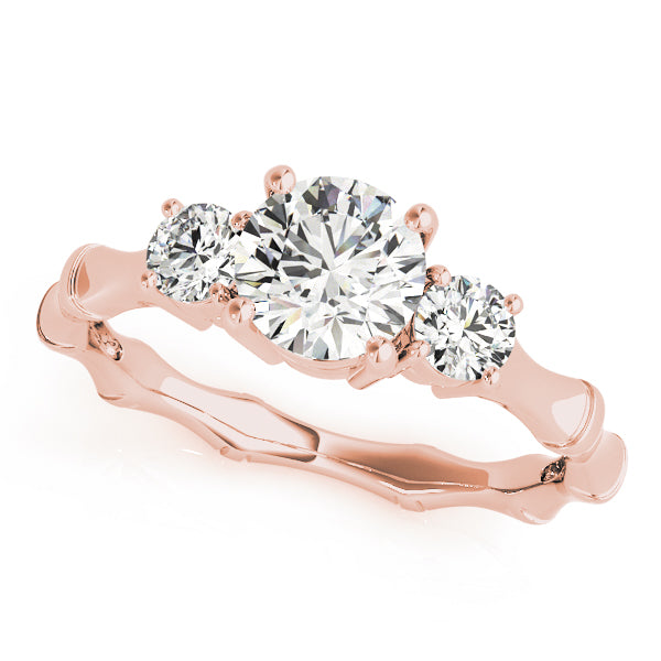 ENGAGEMENT RINGS 3 STONE ROUND - Image 9