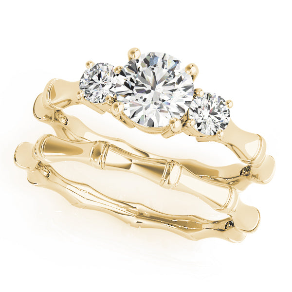 ENGAGEMENT RINGS 3 STONE ROUND - Image 4