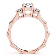 ENGAGEMENT RINGS 3 STONE ROUND - Image 7