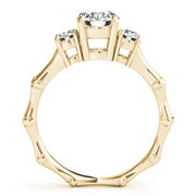 ENGAGEMENT RINGS 3 STONE ROUND - Image 10