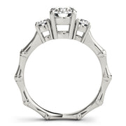 ENGAGEMENT RINGS 3 STONE ROUND - Image 8