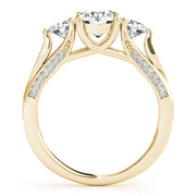ENGAGEMENT RINGS 3 STONE ROUND - Image 4