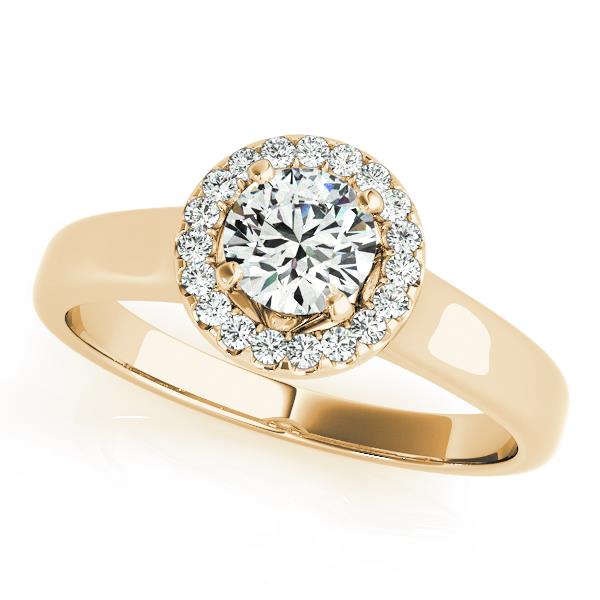 ENGAGEMENT RINGS HALO ROUND - Image 6
