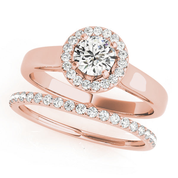 ENGAGEMENT RINGS HALO ROUND - Image 5