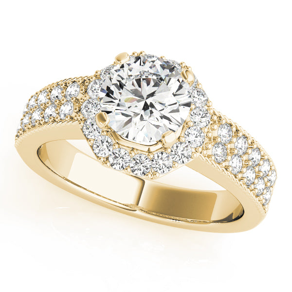 ENGAGEMENT RINGS HALO ROUND - Image 3