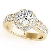 ENGAGEMENT RINGS HALO ROUND - Image 3