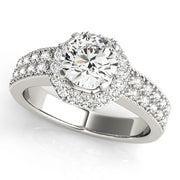 ENGAGEMENT RINGS HALO ROUND - Image 2
