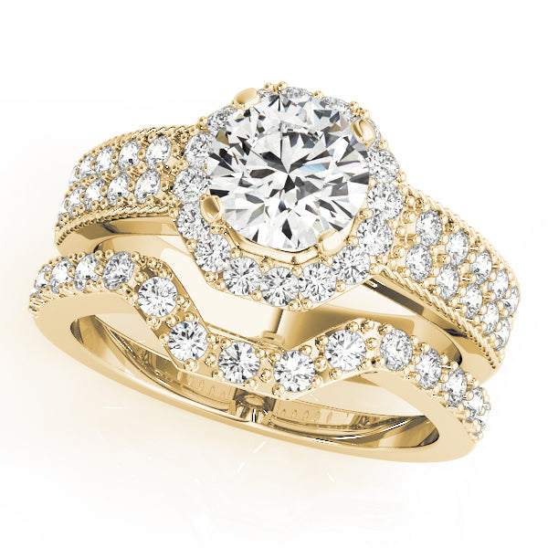 ENGAGEMENT RINGS HALO ROUND - Image 4