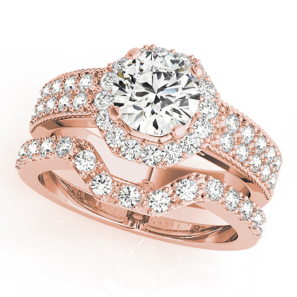 ENGAGEMENT RINGS HALO ROUND - Image 8
