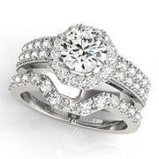 ENGAGEMENT RINGS HALO ROUND - Image 5