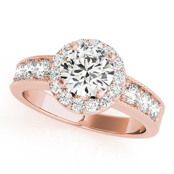 ENGAGEMENT RINGS HALO ROUND - Image 6