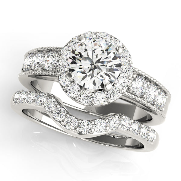 ENGAGEMENT RINGS HALO ROUND - Image 7